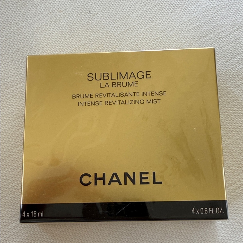 CHANEL Sublimage La Brume Intense Revitalizing Mist - Gold Packaging